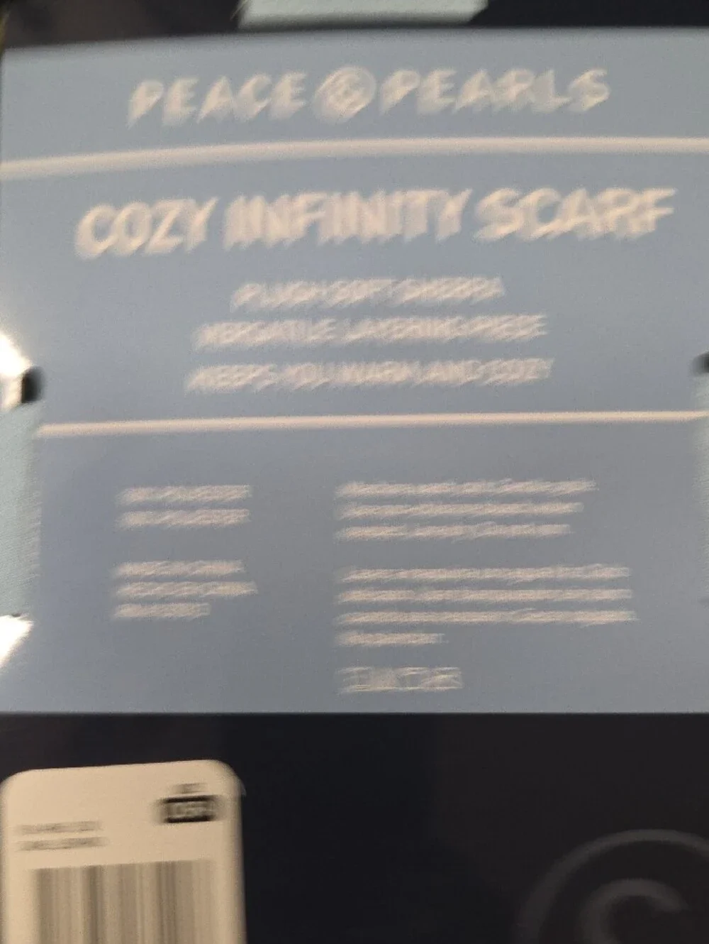 Cozy Infinity Scarf - Black and Leopard